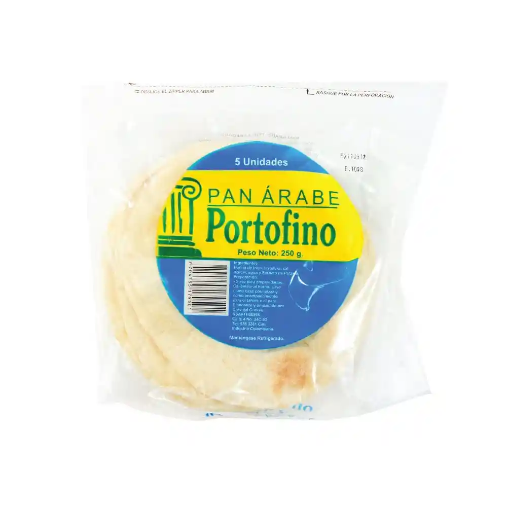 Portofino Tortillas de Pan Árabe