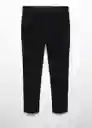 Pantalón Pompeia Negro Talla 38 Hombre Mango