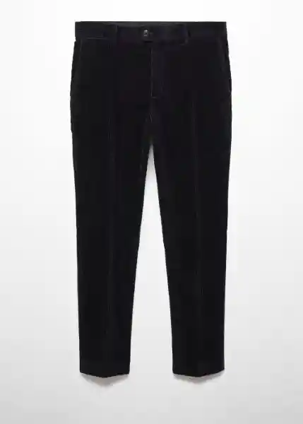 Pantalón Pompeia Negro Talla 38 Hombre Mango