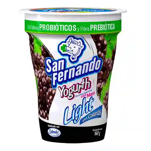 San Fernando Yogurt Light con Mora