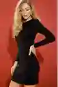 Vestido Amatista Color Negro Talla XS Ragged