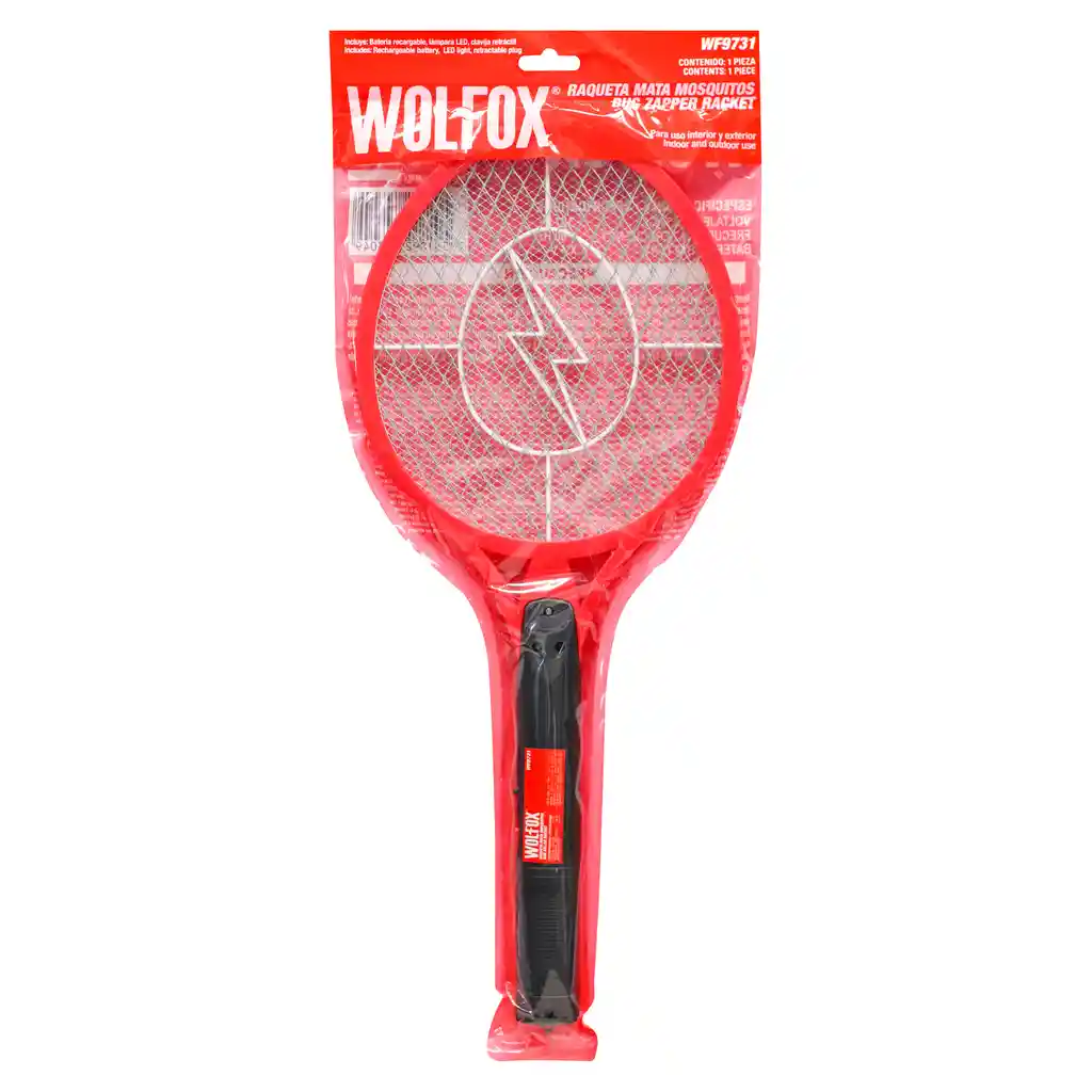 Wolfox Raqueta Mata Mosquitos