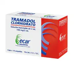 Ecar Tramadol Clorhidrato (100 mg/2 mL)