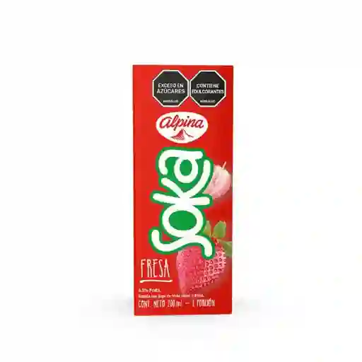 Soka Bebida Jugo Fruta Fresa