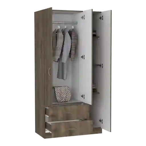 Closet Austral 3p 180 X 90 X 47 Rta Bellota + Blanco
