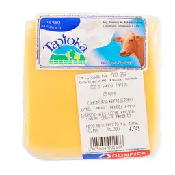 Queso Tipo Sándwich Tapioka X Kg