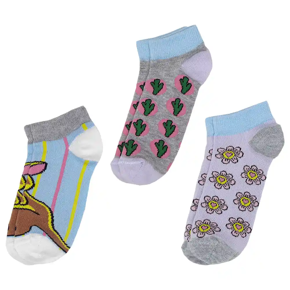 Calcetin Deportivo Niña X3 (canguro) Urb