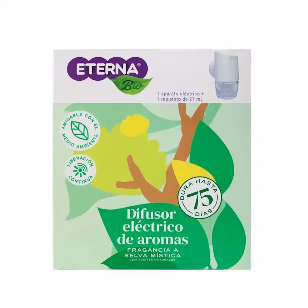 Eterna Ambientador Eléctrico + Repuesto Selva Mística