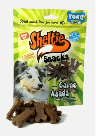 Sheltie Snack de Carne Asada para Perro