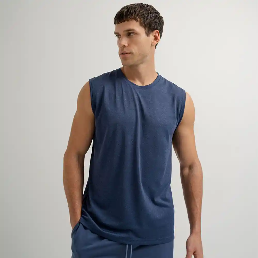 Camiseta Manga Sisa Masculino Tuca Punto Blanco Talla M