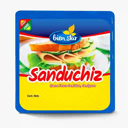 Bien Star Queso Semiduro Sanduchiz Tajado
