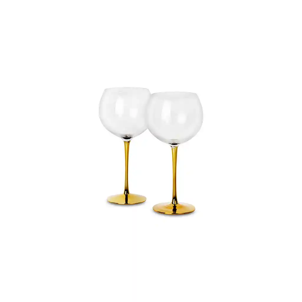 Copa Balón Pata Dorada Ambiente Gourmet