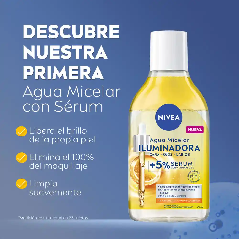 Agua Micelar Nivea Iluminadora Serum