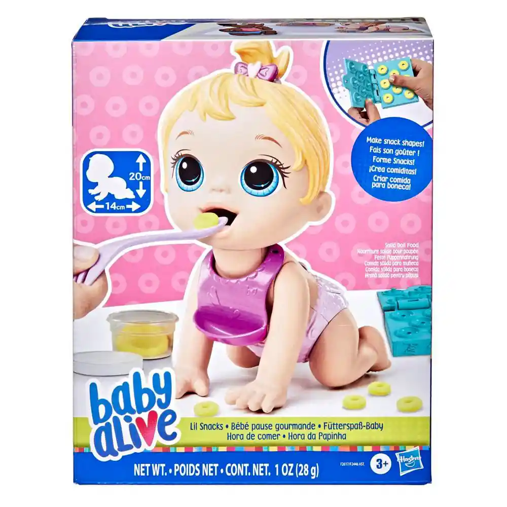 Baby Alive Muñeca Hora de Comer Rubia