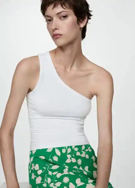 Falda Bombai Verde Pastel Talla XS Mujer Mango