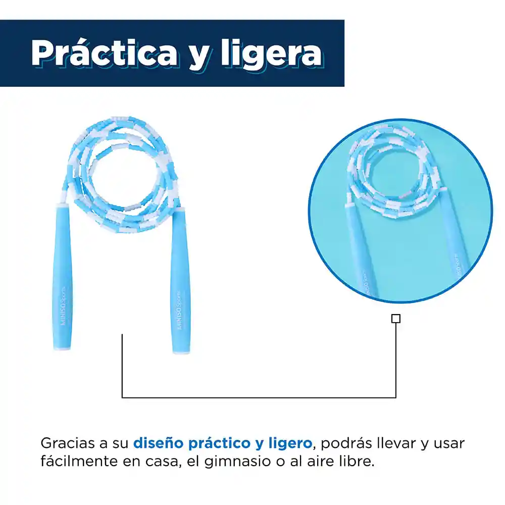 Miniso Cuerda Para Saltar Azul