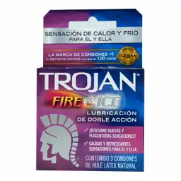 Trojan Condón Fire y Ice
