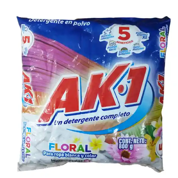 Ak1 Detergente Polvo Floral