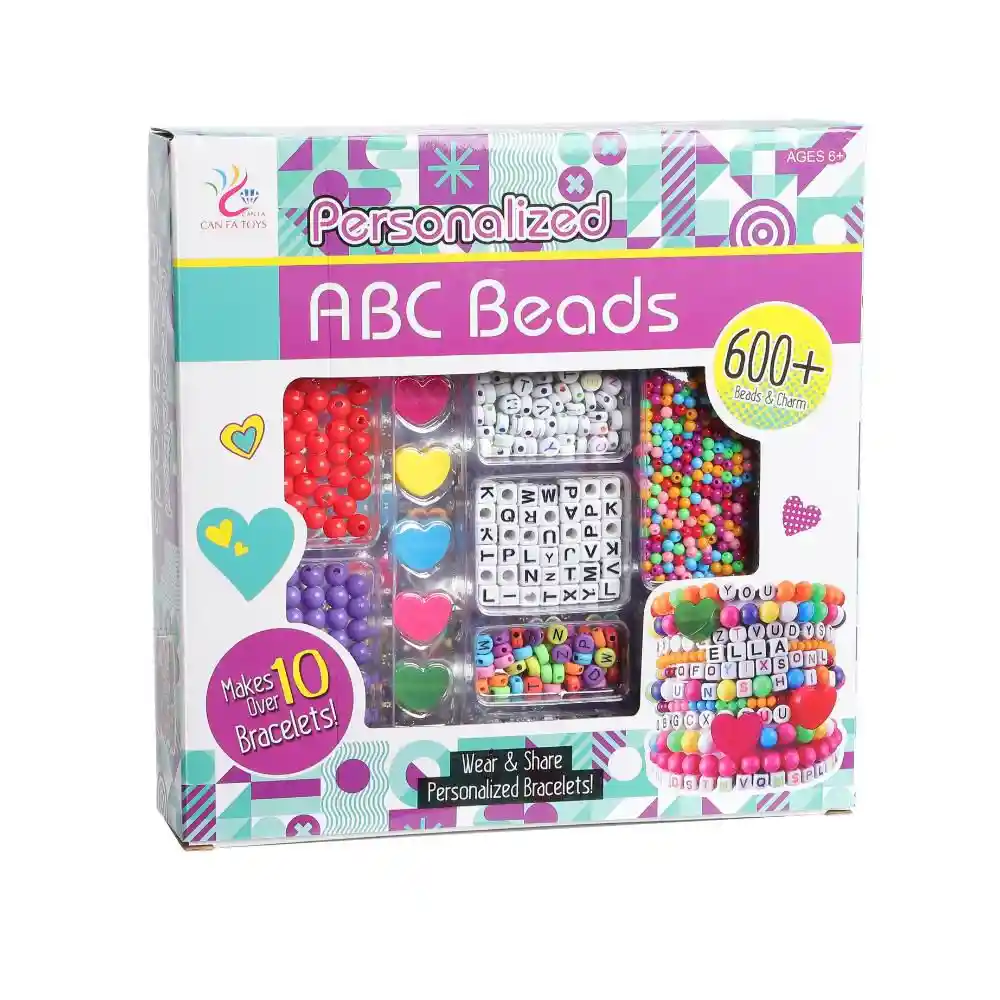 Abc Beads Set Pulseras