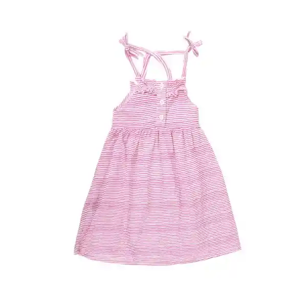 Urb Vestido Rayas Algodón Niña Talle 12-36