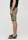 Bermuda Nepto Khaki Talla 36 Hombre Mango