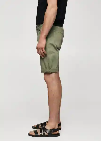 Bermuda Nepto Khaki Talla 36 Hombre Mango