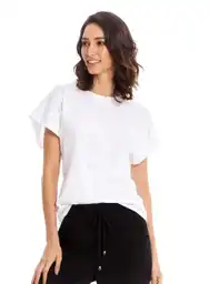 Belife Camiseta Manga Corta Mujer Blanco Talla M Arkitect