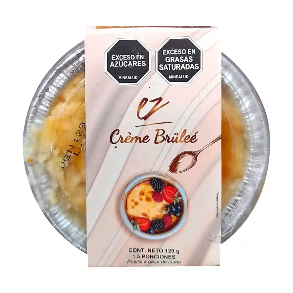 Postre E.z Creme Brulee