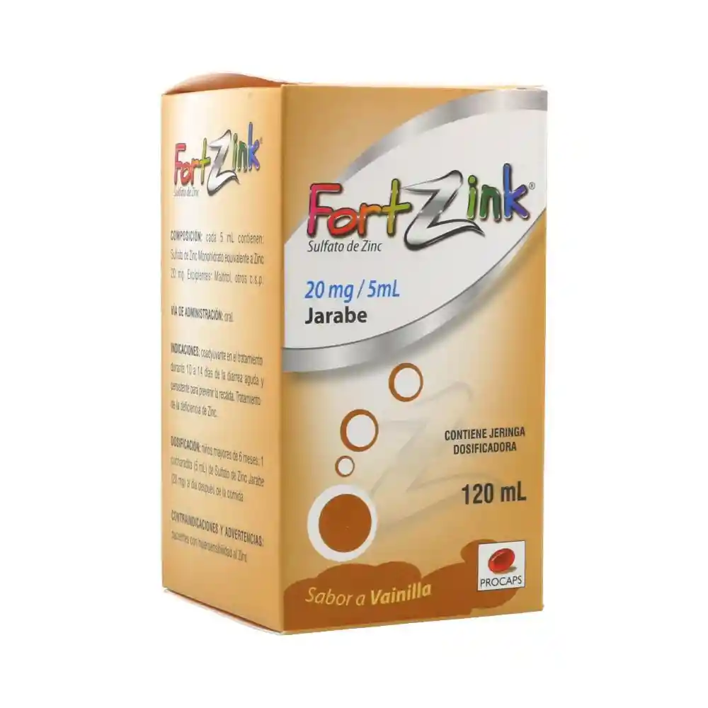 Procaps Fort Zink Jarabe (20 mg)
