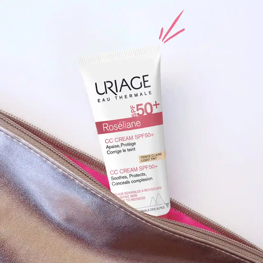 Uriage Crema Facial Roséliane cc Spf 50 + Con Color Light