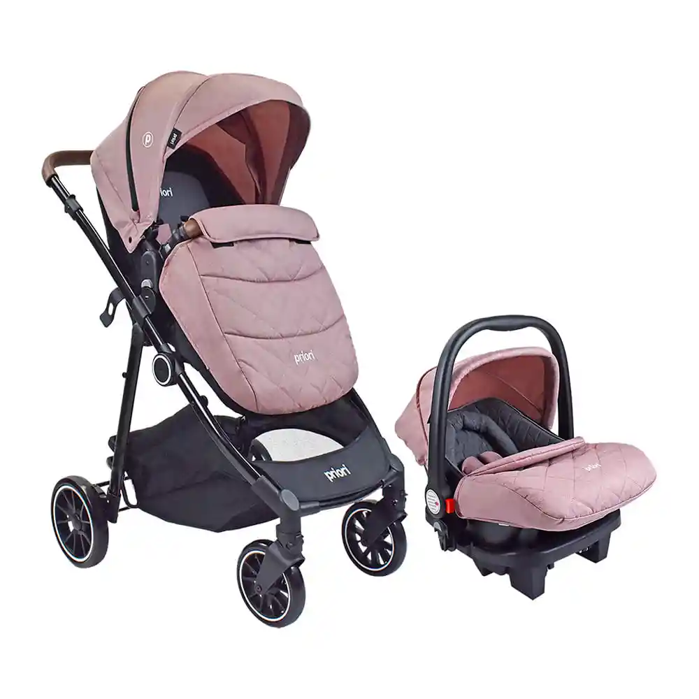 Coche Bebé Travel System Aria Ts Rosa Priori