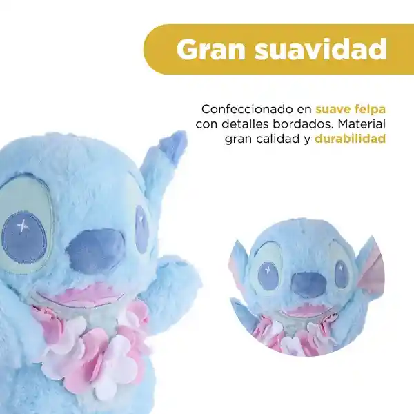 Peluche de Stitch Con Collar Flores Disney Lilo & Stitch Miniso