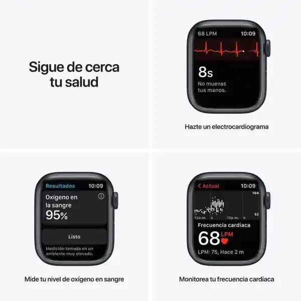 Apple Smartwatch S7 Medianoche Gps