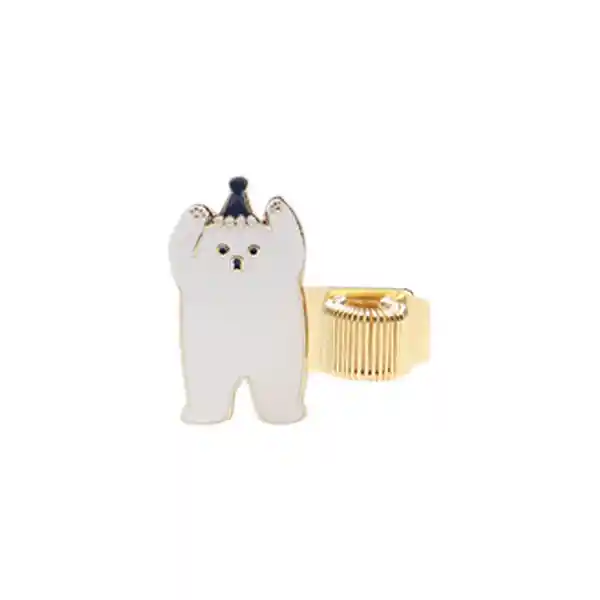 Miniso Clip Para Esfero de Oso Polar Little Bear Alloy