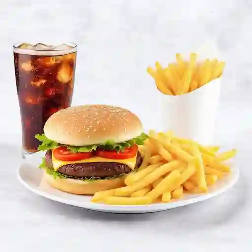 la Mera Burger en Combo