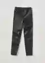 Leggings Aida Negro Talla M Mujer Mango