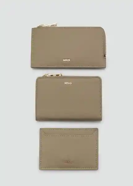 Tarjetero P Martes Khaki Talla 99 Mujer Mango