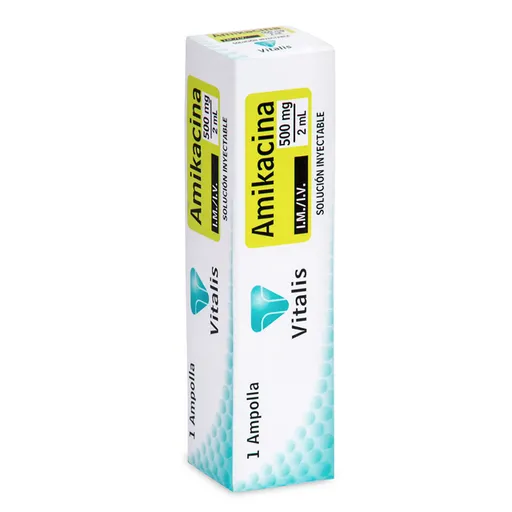 Vitalis Amikacina Solución Inyectable (500 mg)