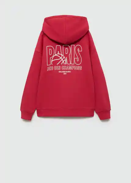 Sudadera Bercy Rojo Talla 12 Niños Mango