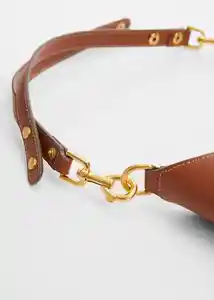 Bolso g Marsella Cuero Talla 99 Mujer Mango