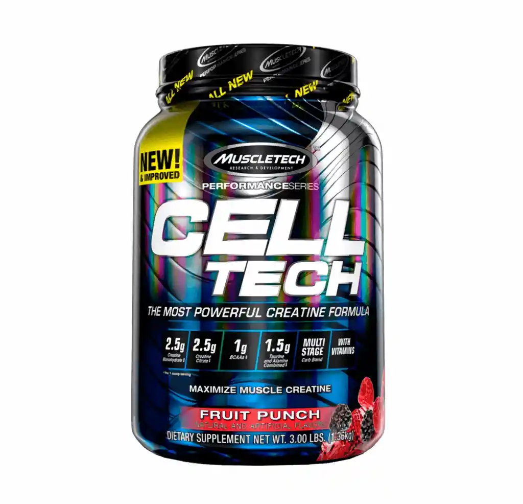 MUSCLETECH Celltech Creatina 3 Libras Fruitpunch