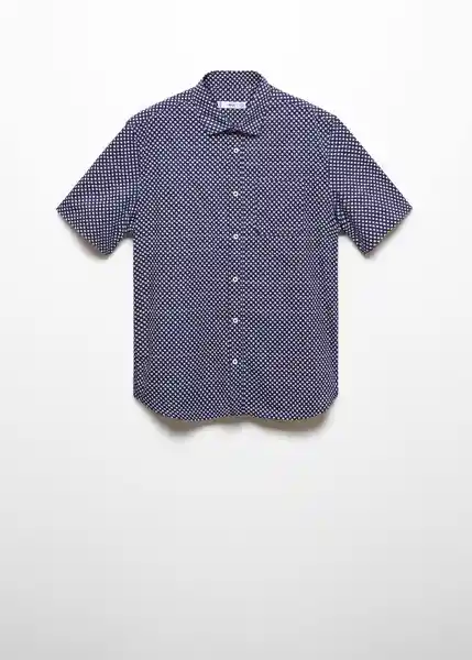 Camisa Dots1-H Tinta Talla XS Hombre Mango