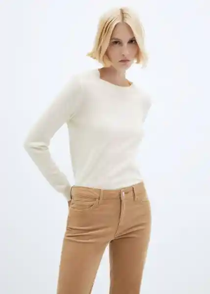 Jean Fionap Camel Talla 46 Mujer Mango