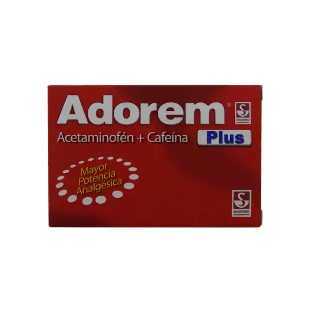 Adorem Plus Tableta 500 / 50 Mg Caja