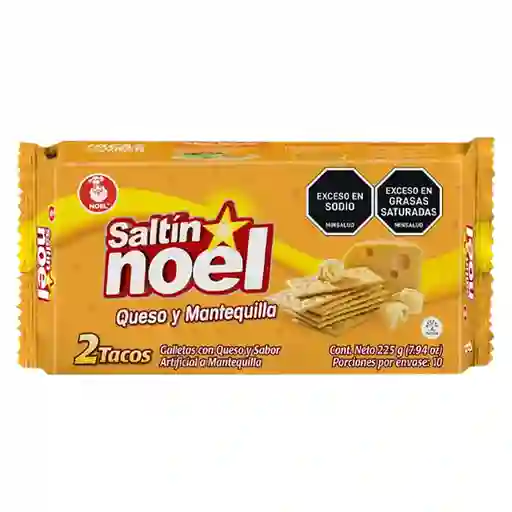 Galleta Saltin Queso y Mantequilla 2 Tacos