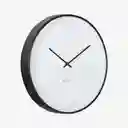 Present Time Reloj de Pared Con Mecanismo Silencioso Ayuno Negro