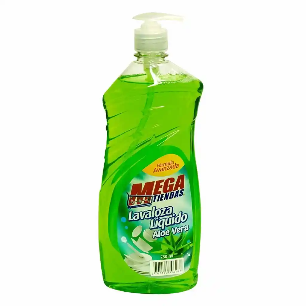 Lavaloza Megatiendas Liquido Aloe Vera