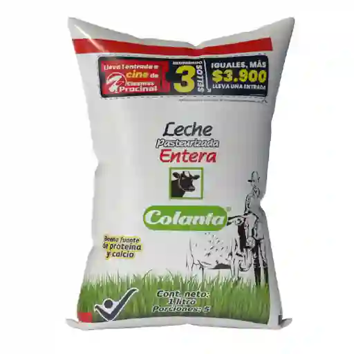Colanta Leche Pasteurizada Entera