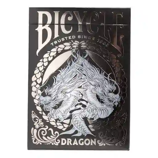 Bicycle Cartas Dragon Black New
