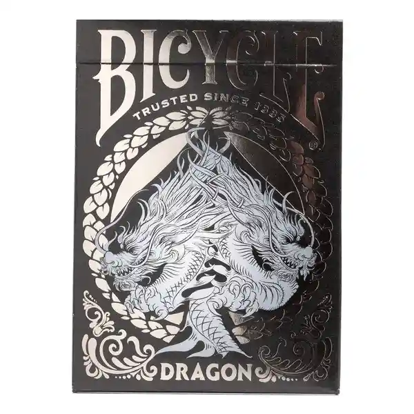 Bicycle Cartas Dragon Black New